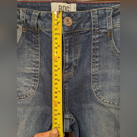 BDG Urban Outfitters Flare Jeans Hippie Bell Bottom Embroidered Pocket - Picture 6 of 11